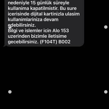 Öğrenci Kartıma Haksız Bloke Uygulaması