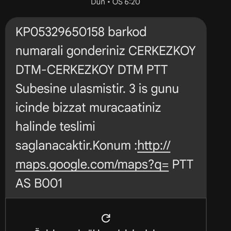 PTT Kargo İle Yaşanan Teslimat Sorunu Ve İletişim Eksikliği