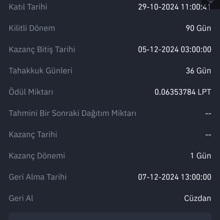 Binance TR Stake İşlemi Sonrası Para İadesi Sorunu