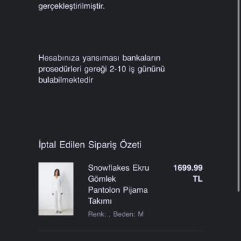Sipariş İptaliyle Mağduriyet Yaşadım!