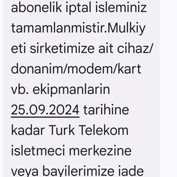 Türk Telekom Taahhüt Ve Fatura Sorunları Çözülemiyor