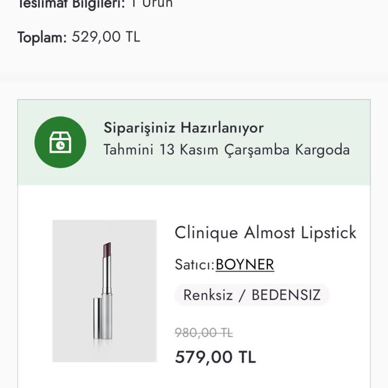 Boyner'den Sipariş: Ürün Ve Para İadesi Sorunu