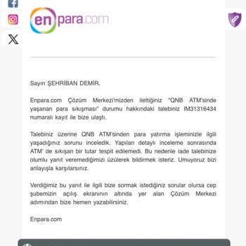 Ortak ATM'de Kaybolan Para Ve İki Bankanın İlgisizliği