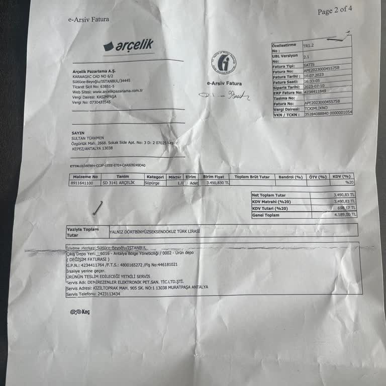 Süpürgemiz Hala Teslim Edilmedi: Arçelik'ten Çözüm Bekliyoruz