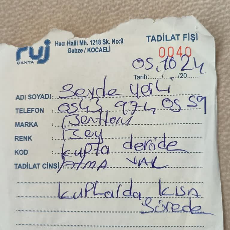 Benetton Çanta Garanti Sürecinde Gecikme