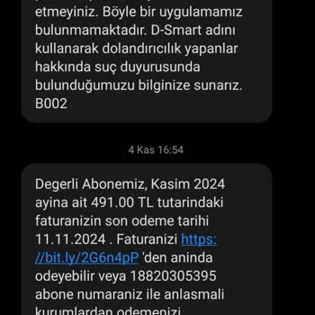 D-Smart'tan İzinsiz Fatura Şoku