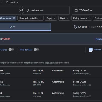 Tatil Dönemlerinde Uçak Bilet Fiyatlarının Artışı Ve Tek Firma Sorunu