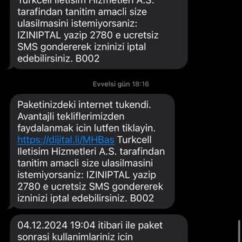 Turkcell'in Gece Yarısı Ek Paket Kabusu