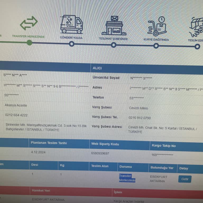 Sürat Kargo'nun Teslimat Gecikmesi Ve İletişim Sorunları