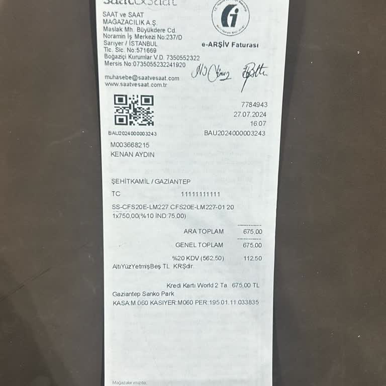 Yanlış Kordon Takılması Sonucu Mağduriyet