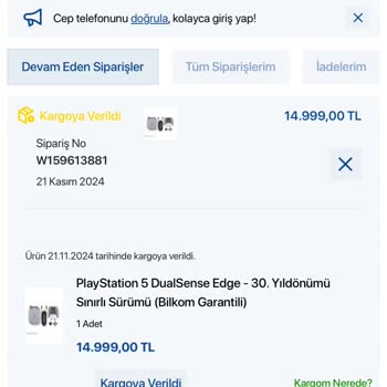 Sipariş İadesinde Yaşanan Karmaşa Ve İletişim Sorunları