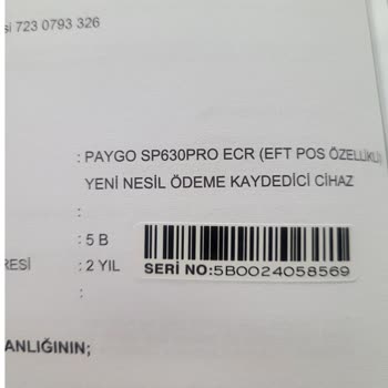 İşlevsiz Yazarkasa POS Cihazı Ve Yetersiz Servis Hizmeti