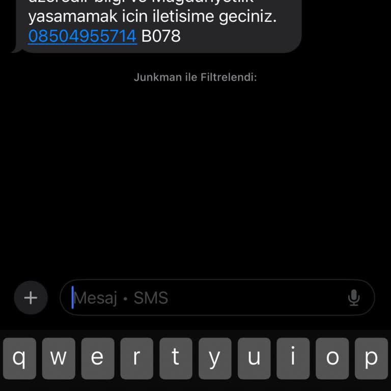 Yanıltıcı Mesajlarla Karşı Karşıya Kaldım