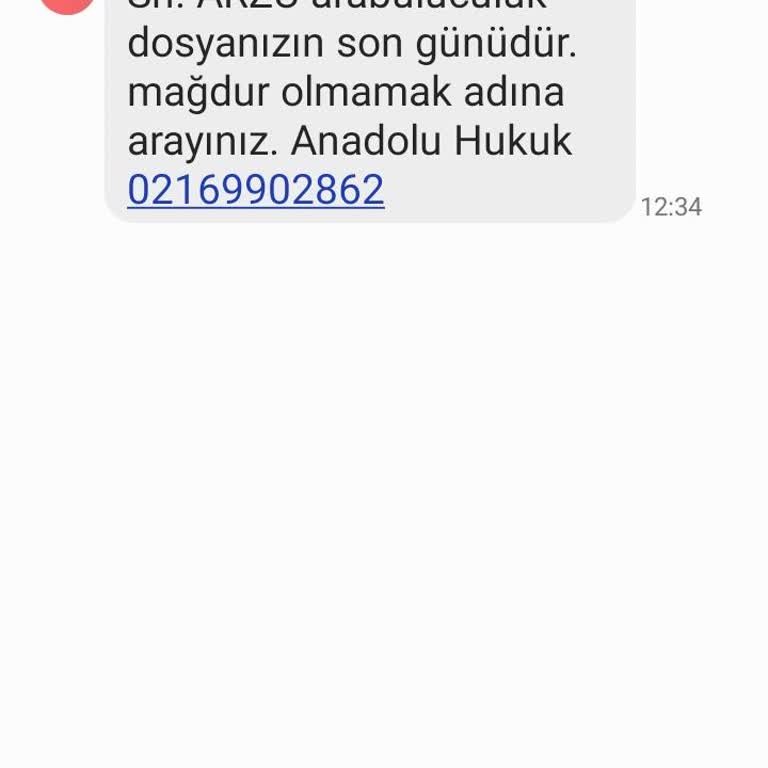 Sahte Hukuk Mesajı İle Mağduriyet Uyarısı