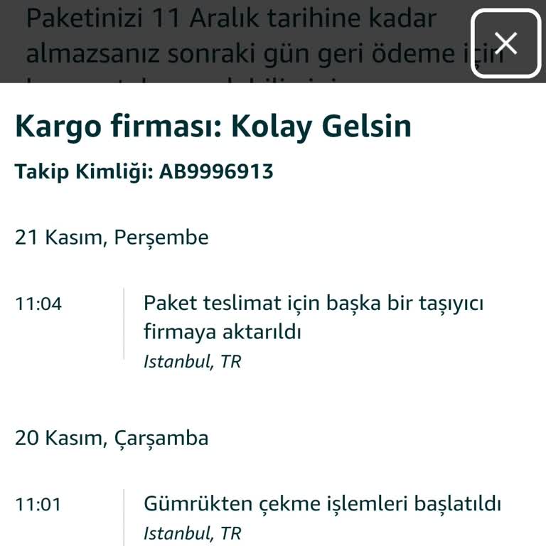 Kayıp Ürünümün Akıbeti Hakkında Bilgi Alamıyorum