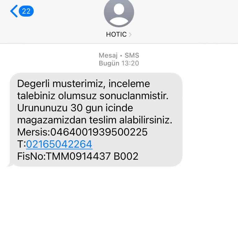Hotiç Ayakkabıda Yırtılma Sorunu Ve Olumsuz İnceleme Sonucu