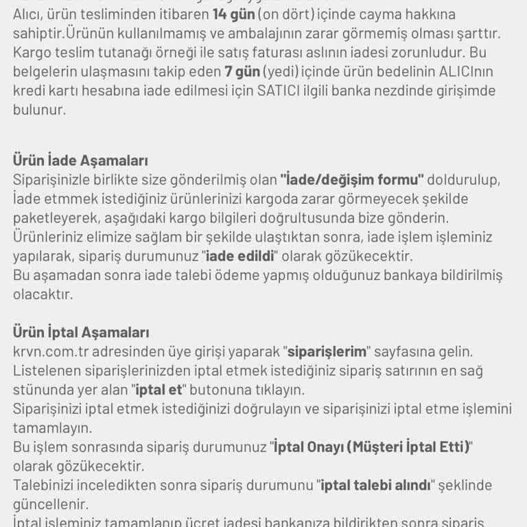 İade Sürecindeki Gecikme Ve Bildirim Eksikliği