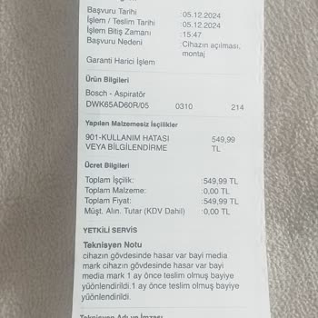 Hasarlı Ürün Ve Yetersiz Müşteri Hizmeti