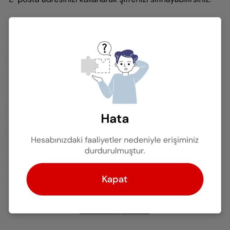 Hesap Erişim Sorunu Ve Yetersiz Müşteri Hizmetleri