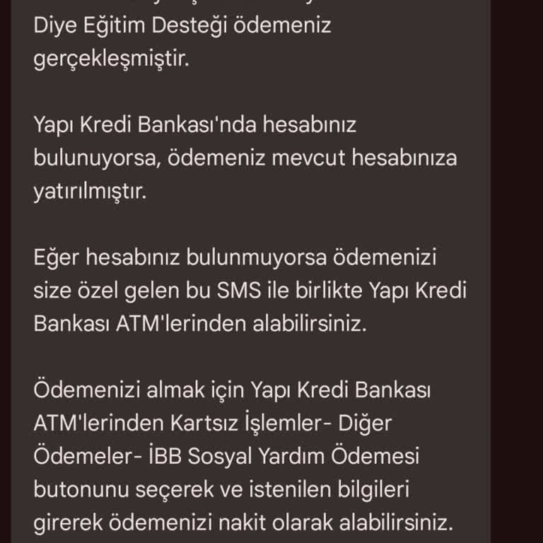 Yapı Kredi Hesabına Yatırılan Parayı Çekememe Sorunu
