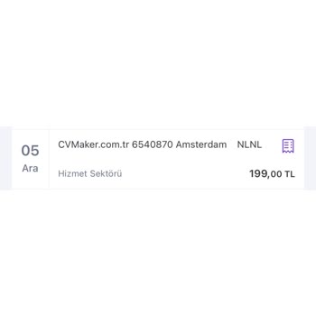 CV Maker Üyelik Ücreti Sorunu