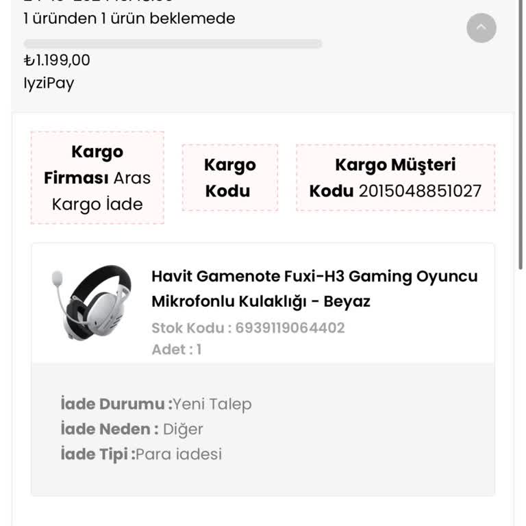 İade Bekleyişi: Havit'ten Yanıtsız Kalan Talepler