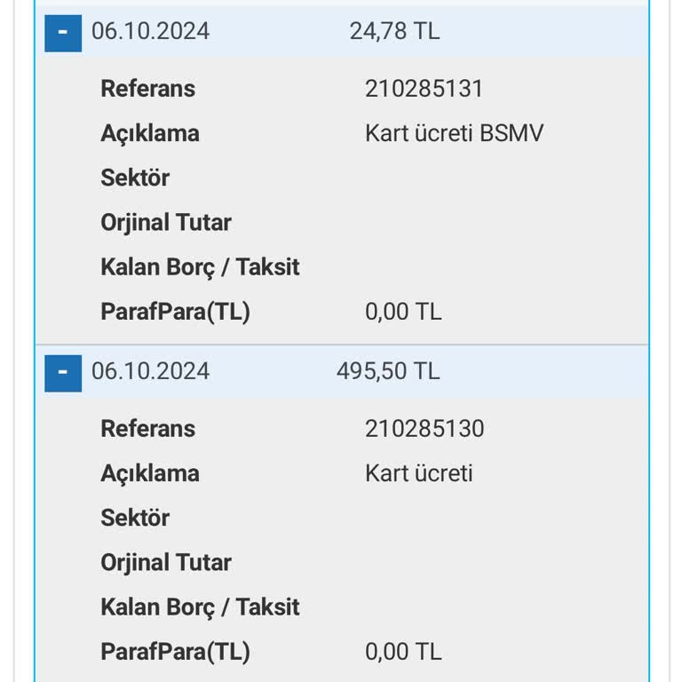 Haksız Kart Ücreti İadesi Talebi