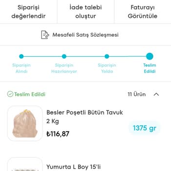 A101 Online Siparişte Tavuk Eksikliği Ve İade Sorunu