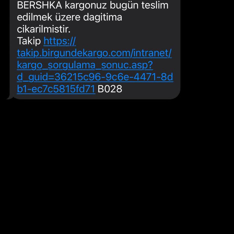 Bershka Siparişim Kayıp, Kargo Şirketine Ulaşamıyorum