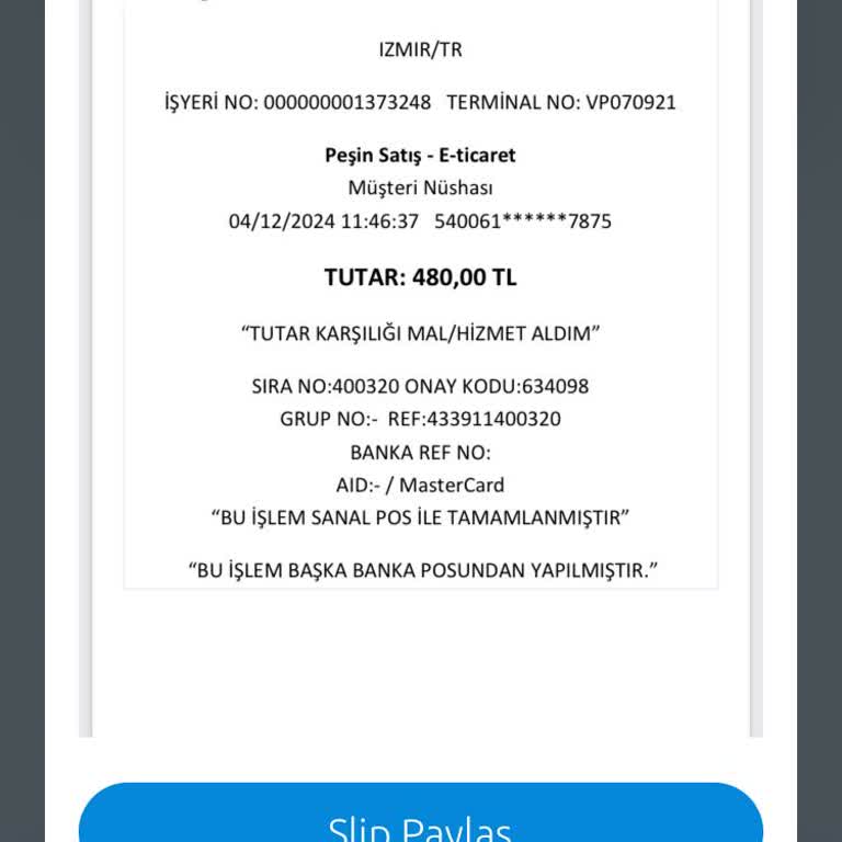 İzinsiz Kart Çekimi Ve Para İadesi Talebi