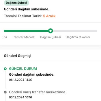Aras Kargo'da Teslimat Gecikmesi Ve Yanıltıcı Bilgilendirme
