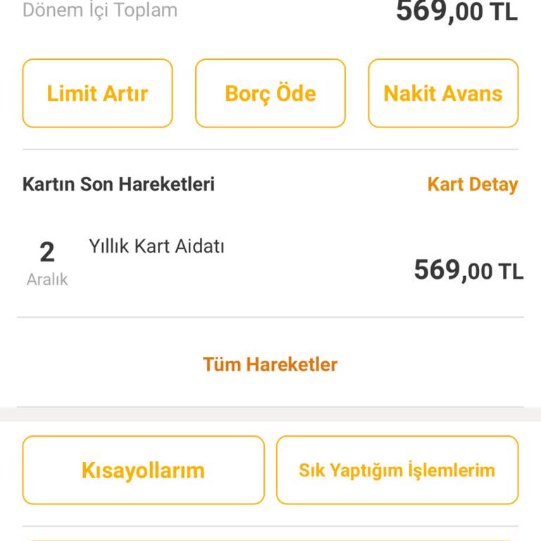 Haksız Kart Aidatı İadesi Talebi