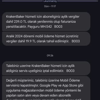 Haksız Abonelik Ve Fatura Sorunu