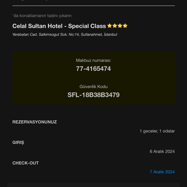 Otel Rezervasyonum Görünmüyor Ve Geri Dönüş Yok