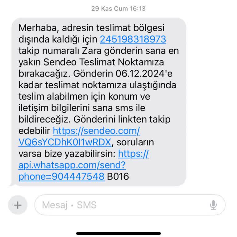 Zara Kargo Teslimatında Yanlış Yönlendirme Ve İade Sorunu