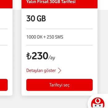 Vodafone Tarifesi Fiyat Farkı Mağduriyeti