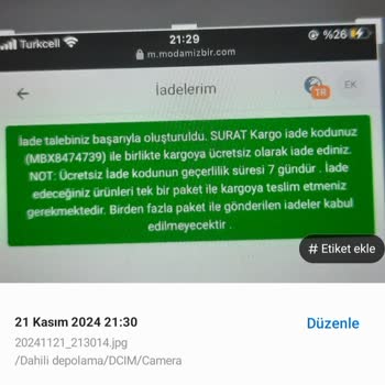 Kargo Teslimatında Gecikme Ve Saygısızlık