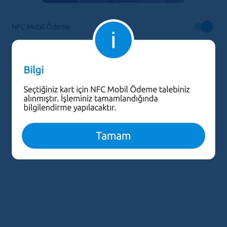 Yapı Kredi Uygulamasında NFC Sorunu