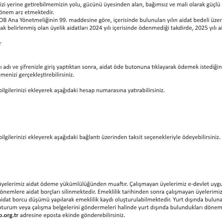 Zorunlu Üyelik Ve Haksız Aidat Borcu