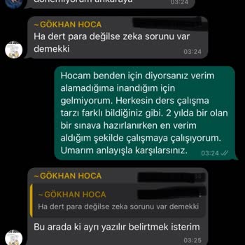 Kursa Devam Etmediğim Halde Ücret Talebi Ve Saygısızlık