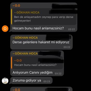 Kursa Devam Etmediğim Halde Ücret Talebi Ve Saygısızlık