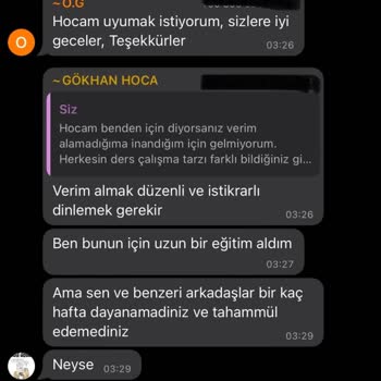Kursa Devam Etmediğim Halde Ücret Talebi Ve Saygısızlık