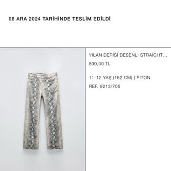 Zara'dan Yanlış Ürün Gönderimi Ve İlgisiz Müşteri Hizmetleri