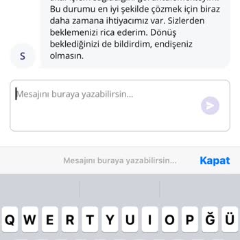 Teslim Edilmeyen Sipariş Ve İletişim Sorunları