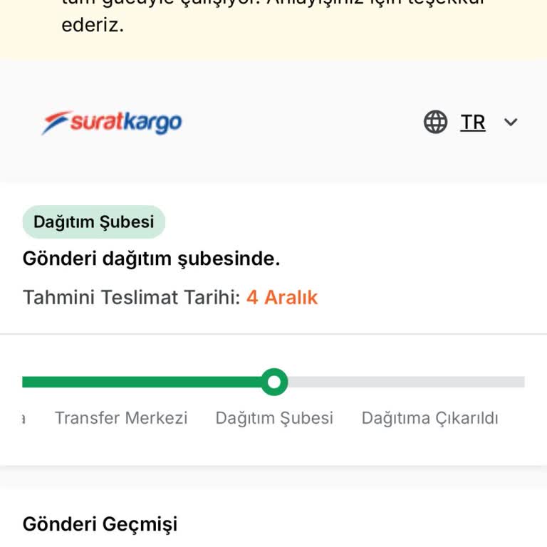 Sürat Kargo'da Sürekli Teslimat Sorunları Ve İlgisiz Çalışanlar