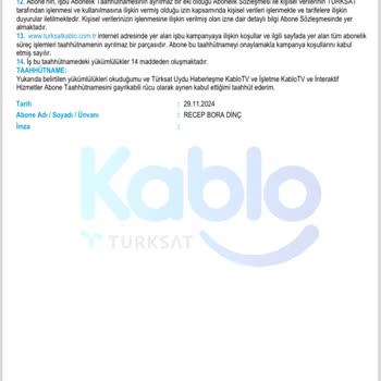 TÜRKSAT Kablo'nun Kurulum Sürecindeki İletişim Sorunları Ve Gecikmeler
