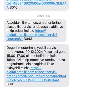 Arçelik'ten Klima Montaj Sorunu Ve Yetersiz Hizmet