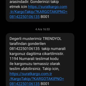 Teslim Edilmeyen Kargo Ve İlgisiz Hizmet