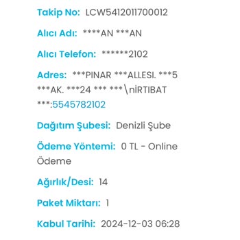 Yanlış Yönlendirilen Kargo Mağduriyeti