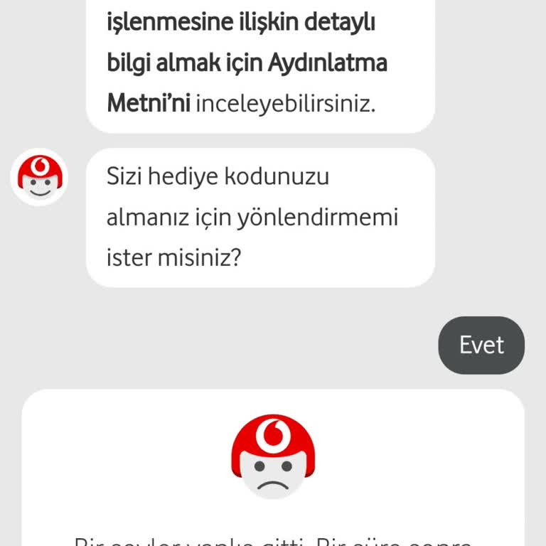 Vodafone İndirim Kodu Sorunu